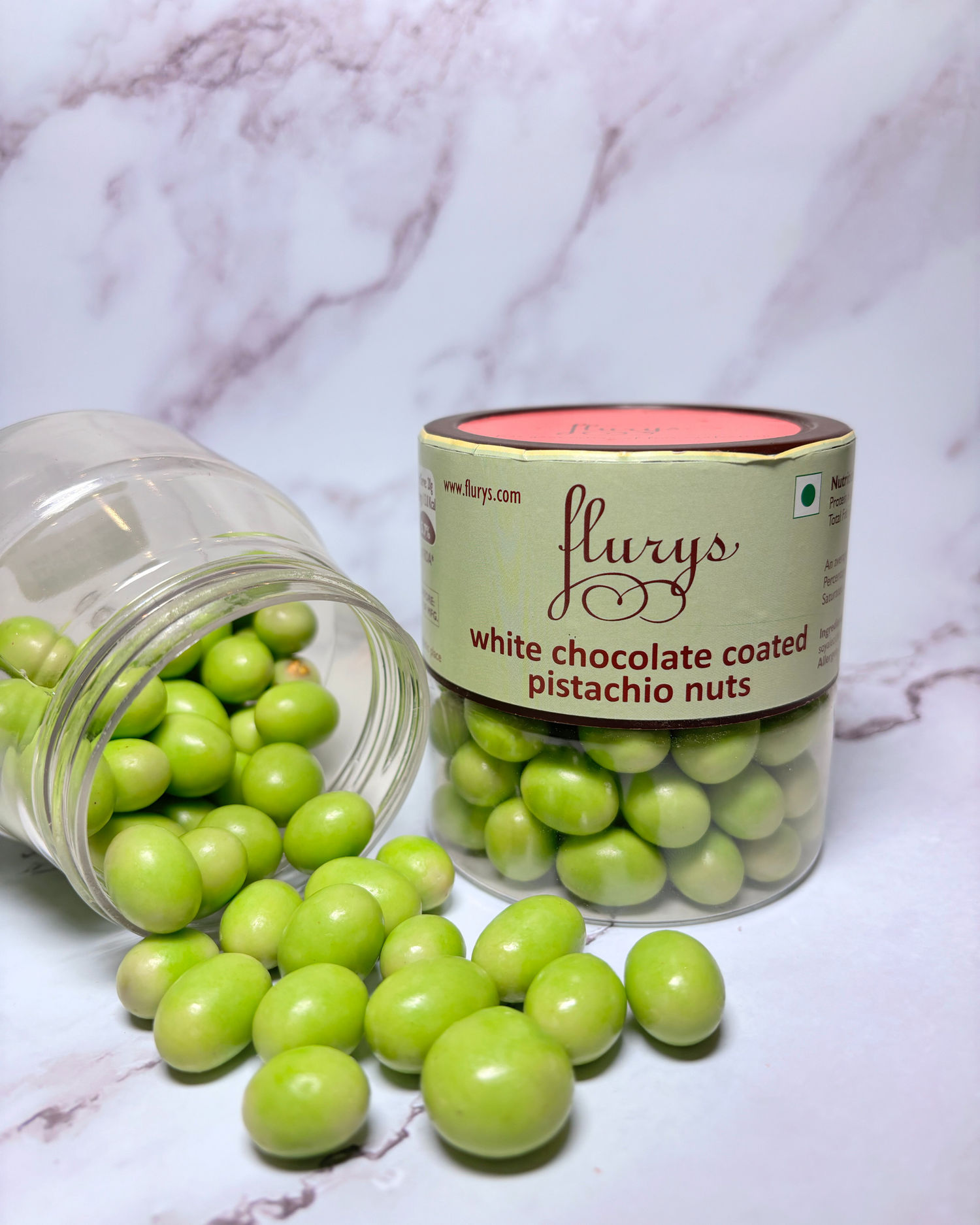 White Chocolate Coated Pistachio