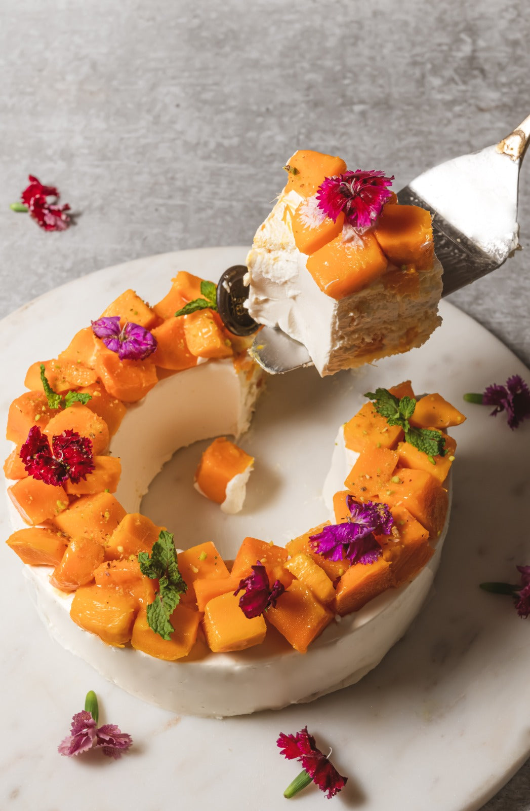 Bake for Happy Kids: Cheesecake like Mango Yogurt Chiffon Cake