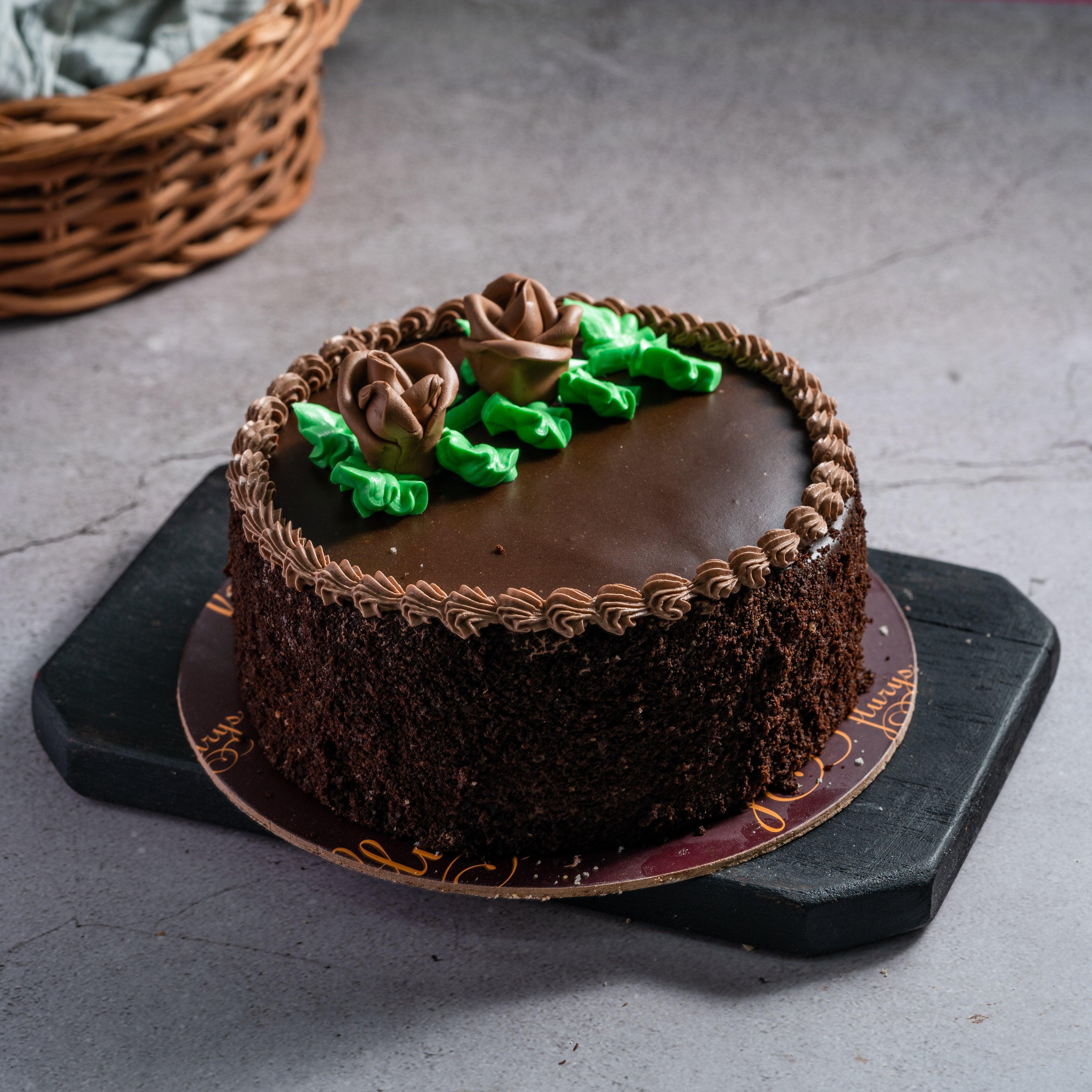 Chocolate Birthday Cake - White and Dark chocolate Brisbane Cake Delivery